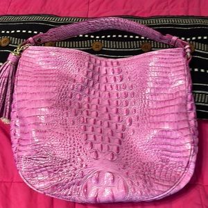 Bubble gum pink Brahmin handbag